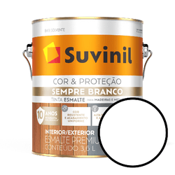 ESMALTE SEMPRE BRANCO ACETINADO SUVINIL - BRA... - VIVA COR TINTAS