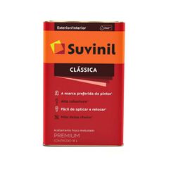 Tinta Acrílica Fosca Suvinil Clássica 18L Are... - VIVA COR TINTAS