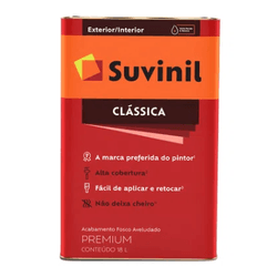 Tinta Acrílica Fosca Suvinil Clássica 18L Bra... - VIVA COR TINTAS