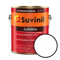 Tinta Acrílica Fosco Aveludado Branco 3,6L - ... - VIVA COR TINTAS