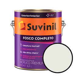 Tinta Fosco Completo Suvinil - Gelo - 00521 - VIVA COR TINTAS