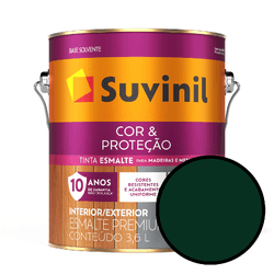 Esmalte Cor e Proteção Fosco Suvinil - Verde ... - VIVA COR TINTAS