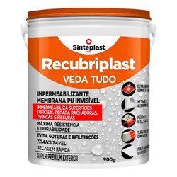 Veda Tudo 0,9kg Recubiplast Vedação Forte Ráp... - VIVA COR TINTAS