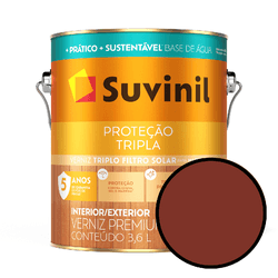 Verniz Seca Rápido Brilhante Suvinil - Imbuia... - VIVA COR TINTAS