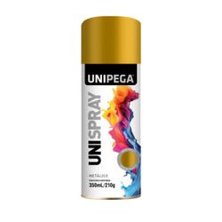 SPRAY OURO 350ML UNIPEGA - 25503 - VIVA COR TINTAS