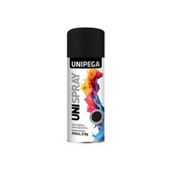 Spray Preto Brilhante Uso Geral 400ml UniPega... - VIVA COR TINTAS