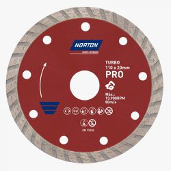 Disco de Corte Diamantado Turbo Norton 115mm ... - VIVA COR TINTAS