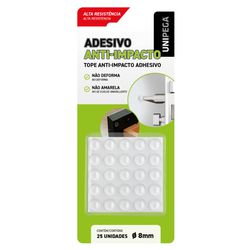 Adesivo Anti Impacto 8mm UniPega Cartela 25 U... - VIVA COR TINTAS