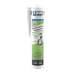 SILICONE ACET TRANSP construção 256G TEK BOND... - VIVA COR TINTAS