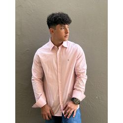 Camisa Social Rosa Masculina Slim Fit - CM-1800 - LOJA VOLARIUM