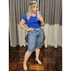 Bermuda Feminina Jeans Loopper Ciclista - CF-1808 - LOJA VOLARIUM