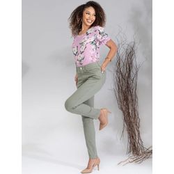 Calça Loopper Feminina Jeans Sarja Verde - LOJA VOLARIUM