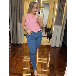 Calça Loopper Feminina Jeans Tradicional - LOJA VOLARIUM