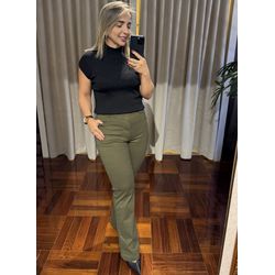 Calça Feminina Flare Loopper Verde Musgo - LOJA VOLARIUM