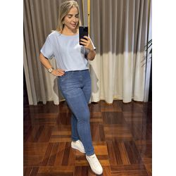 Calça Feminina Jeans Looper Capri Tornozelo - LOJA VOLARIUM