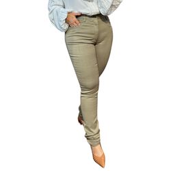 Calça Loopper Feminina Jeans Sarja Caqui - LOJA VOLARIUM