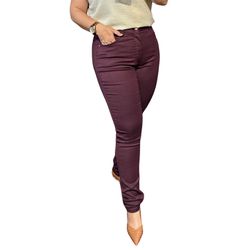 Calça Loopper Marsala Sarja Feminina - LOJA VOLARIUM