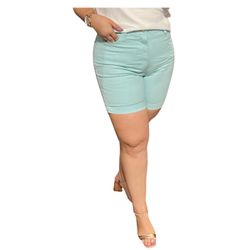 Short Loopper Sarja Verde Claro - BERM-4364 - LOJA VOLARIUM