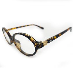 Armação de grau HD em animal print, com detalhe do... - EUFORYA EYEWEAR