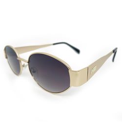 Óculos de sol HD em metal com armação dourada e le... - EUFORYA EYEWEAR