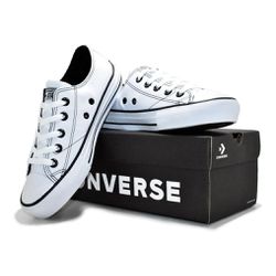 Tênis All Star Converse - Branco Courino - Tênis A... - VTR CALÇADOS