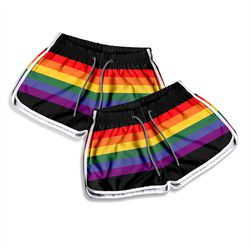 Kit Short Casal LGBTQIA+ Arco-Íris - W2 STORE