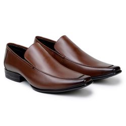 Sapato Masculino Loafer London - Couro Havana - Walk Way