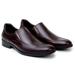 Sapato Masculino Mocassim JJ - Couro Chocolate - Walk Way