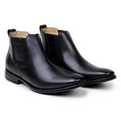 Bota Masculina Chelsea Maranelo - Couro Preto - Walk Way