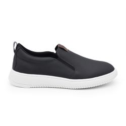 Tênis Slip On Toledo - Preto - Walk Easy