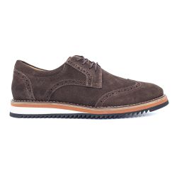 Sapato Casual Oxford Em Couro Seattle - Café - Walk Easy