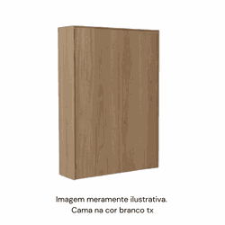 Cama Casal Vertical Linha Prime Com Móvel - WallBedbrasil