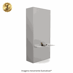 Cama Solteiro Linha Prime com mesa articulada - WallBedbrasil