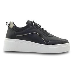 Tênis Casual Adulto Preto - 760001-050 - WIKI shoes