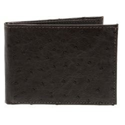 Carteira MINI em Couro de Avestruz (Struthio camel... - Exotic Couros