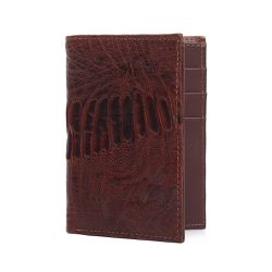 Carteira Masculina Em Couro de Canela de Avestruz ... - Exotic Couros
