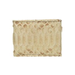 Carteira MINI em Couro de Cobra (Python reticulatu... - Exotic Couros