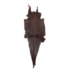 Couro de Jacaré Acab. HB (Caiman Yacare) Café Cera... - Exotic Couros