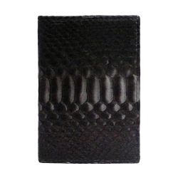 Porta Documento em Couro de Cobra (Python reticula... - Exotic Couros