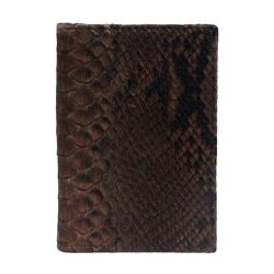 Porta Documento em Couro de Cobra (Python reticula... - Exotic Couros