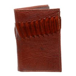 Carteira Masculina Em Couro de Canela de Avestruz ... - Exotic Couros