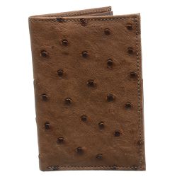 Carteira Masculina em Couro de Avestruz (Struthio ... - Exotic Couros