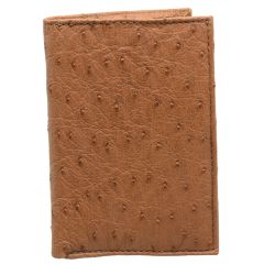 Carteira Masculina Em Couro de Pescoço de avestruz... - Exotic Couros
