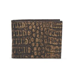 Carteira MINI em Couro de Jacaré (Caiman Yacare) T... - Exotic Couros