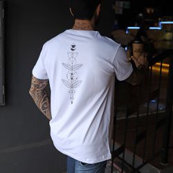 Camiseta coffee Tattoo Branca - KAHSH STORE MARKETPLACE
