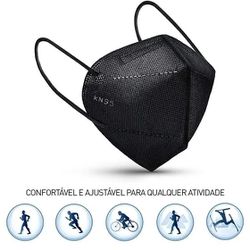 Kit Máscaras KN95 PRETA de Pro... - KAHSH STORE MARKETPLACE