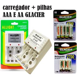 KIT Carregador De Pilhas AA/AA... - KAHSH STORE MARKETPLACE