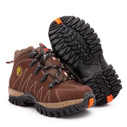 Bota Adventure 100% Couro Tênis Coturno - 0200 Caf... - PESSONI