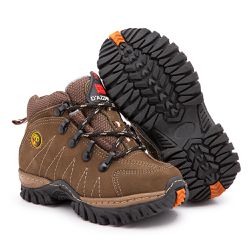 Bota Adventure 100% Couro Tênis Coturno - 0200 Ol... - PESSONI