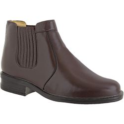 Bota Social com Elástico Lateral em Couro - 150 Ca... - PESSONI
